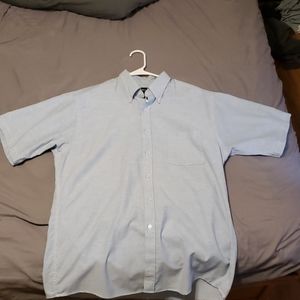Light blue puritan short sleeve button-up